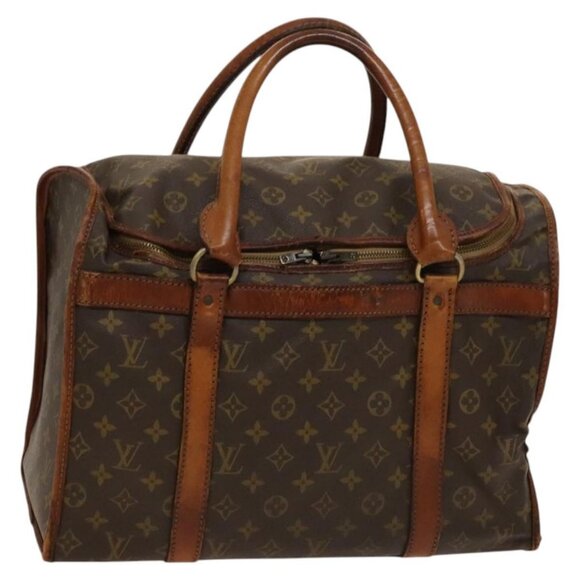 LOUIS VUITTON Monogram Sac Shan 40 Pet Carry Vintage M42024 LV Auth 119858 - Picture 1 of 16